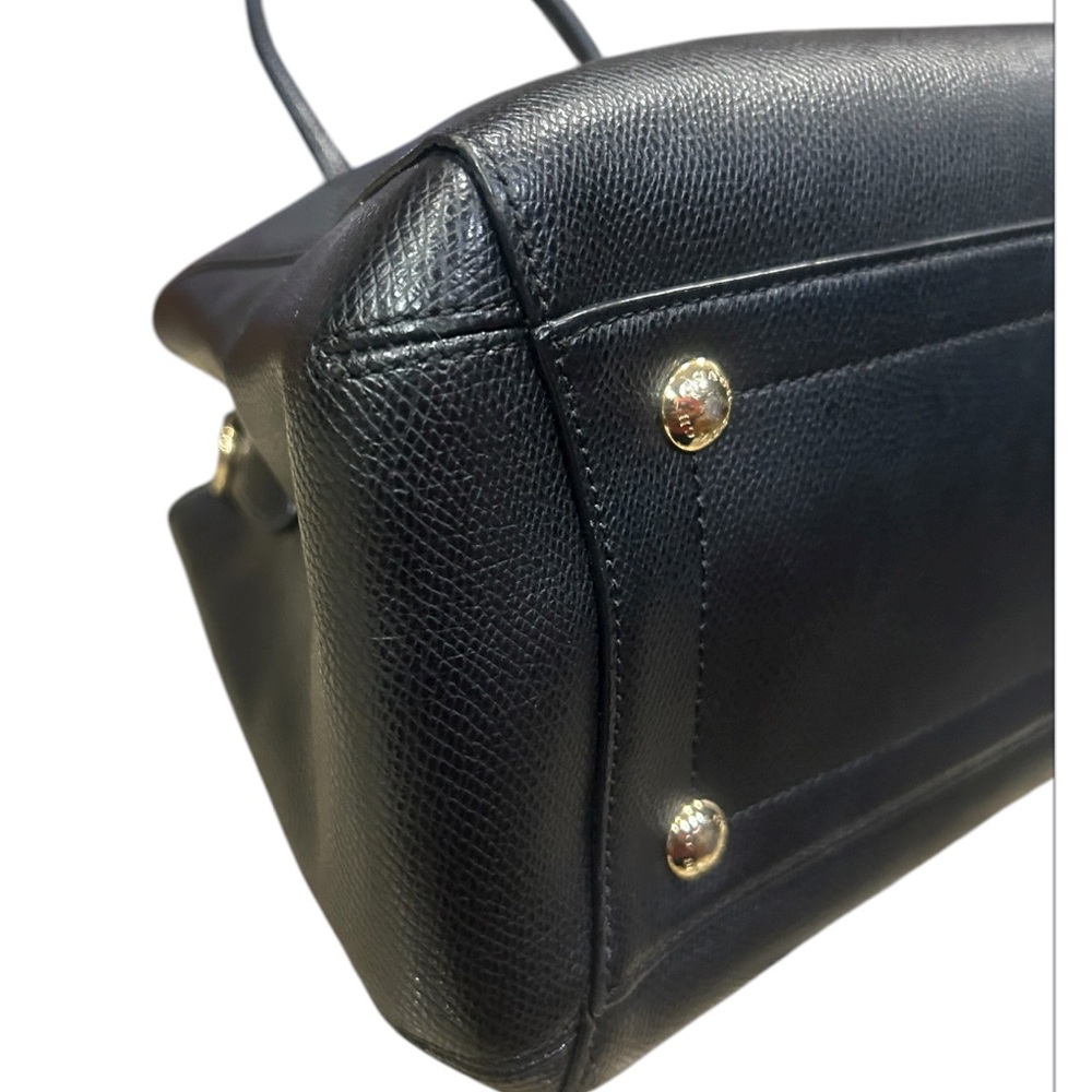 SOLD ‼️Coach Margot Carryall Leather Bag-Preowned W Unbranded Crossbody Strap - Picture 5 of 11